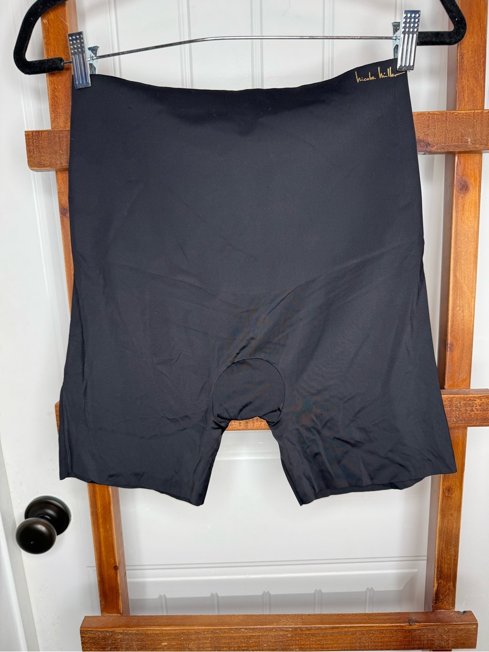 NWT Nicole Miller Black Seamless Shapewear Shorts XL High Waist